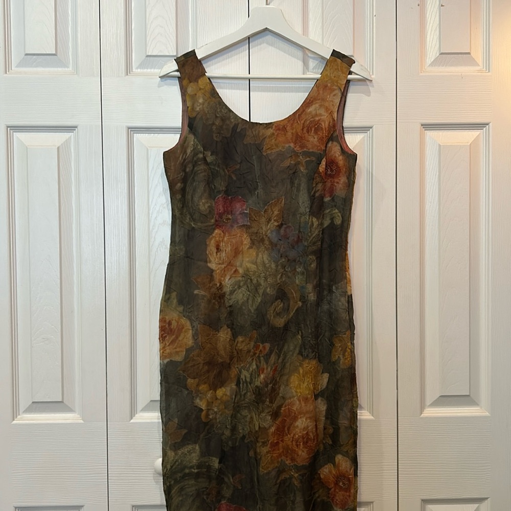 Vintage Virgo II Sheer Floral Dress